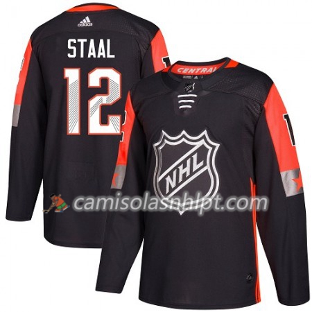 Camisola Minnesota Wild Eric Staal 12 2018 NHL All-Star Central Division Adidas Preto Authentic - Homem